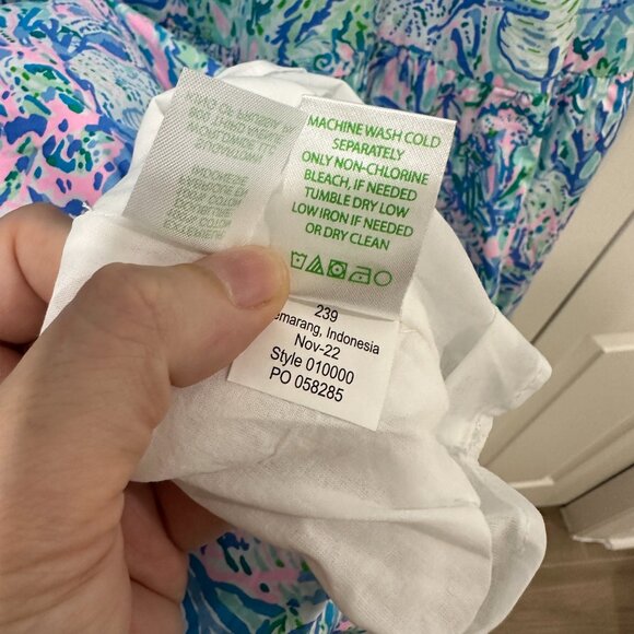 Lilly Pulitzer Trina Dress Surf Blue Soleil It On Me - Picture 6 of 7